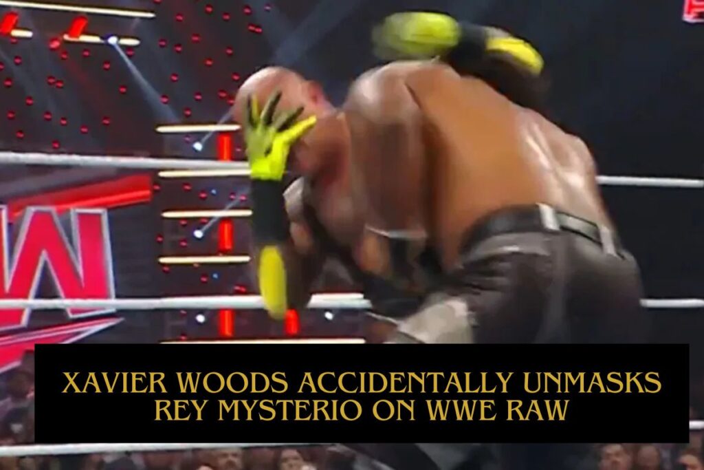 Xavier Woods Accidentally Unmasks Rey Mysterio on WWE Raw